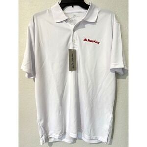 State Farm Insurance Polo Shirt Vansport Size M NWT Office Uniform Polo